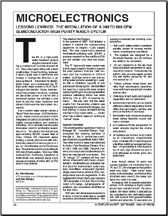 Microelectronics article